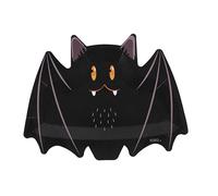 Pack de 6 Platos Murciélago de papel de 27x20 cm