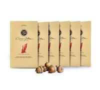 Pack de 6 sobres de Paleta Cinco Jotas 5J de Bellota Pata Negra loncheados de 80 gr - Paletilla cortada 100% Ibérica de Jabugo - Más de 24 Meses de Curación - DO Jabugo - 5J CINCO JOTAS