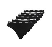 PUMA Ropa interior para mujer 6P, 001 - Negro, S