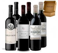 Pack de 6 Vinos Ribera del Duero - Envio 24h - Vinos Regalo - x2 Emilio Moro, x2 Capellanes Crianza, x2 Pesquera Crianza - 6 x Botella 75 cl - Mejor Seleccion ENOVINOS THE WINE BRAND