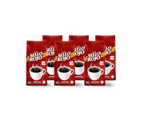Pack de 6 x 212g (1.27kg Total) - Café 100% Colombiano Tostado y Molido - Aroma Intenso y Cuerpo Consistente - Café Sello Rojo Tradicional - Sabor Clásico de Colombia para el Hogar - NEXU