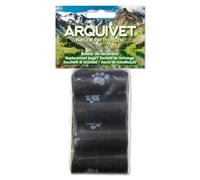 Pack de 60 bolsas de basura de recambio para excrementos color negro