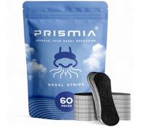 Pack de 60 - Tiras Nasales para Dormir - Hipoalergénicas - Nose Strips para Dormir Negras - Cintas Nasales para Dormir - Nasal Strips - Tiras Antironquidos Nasal - Tiras Nariz Respirar Dormir