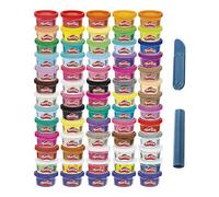 Pack de 65 botes de plastilina surtida Ultimate Color Collection de Play-Doh para niños a partir de 3 años, no tóxico, botes de tamaño compacto de 28 gramos