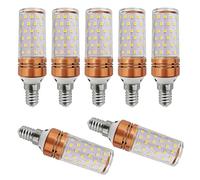 Pack de 7 Bombillas LED E14 Blanco Cálido 3000K 16W Equivalente 160W No Regulable Sin Parpadeo Ahorro de Energía Para Lámpara de Araña Plafón Lámpara de Mesa