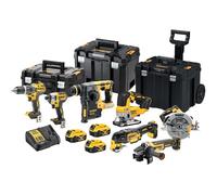 Pack de 7 herramientas 18V (3x5,0 Ah) en 3 cajas T-STAK - DEWALT DCK755P3T