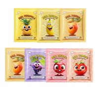 Pack de 7,Mascarilla Facial Pura Natural de Frutas,Hidratante, Humectante, Limpieza Profunda de Poros, Nutritiva, Antienvejecimiento,Set de Mascarillas para Todo Tipo de Piel Mascarillas Faciale