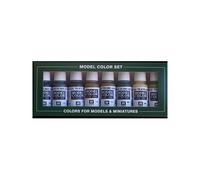 Pack De 8 Acrílico Pack Panzer Colours Paint Set VALLEJO 70108 Maq