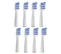 Pack de 8 cabezales de repuesto compatibles con Oralb Tri-Zone, limpieza profunda, eliminación efectiva de placa, cabezales para cepillos de dientes eléctricos Oralb