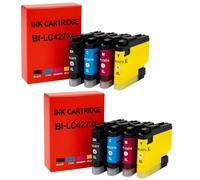 Pack de 8 cartuchos compatibles Brother LC427XL compatible con impresoras HL J6010DW, MFC J5955DW, J6955DW, J6957DW, J6959DW