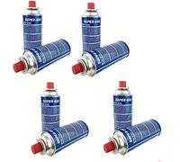 Pack de 8 Cartuchos de Gas butano BTN250 para hornillos y cocinas de Camping + Pack de 100 Guantes de un Uso de Regalo