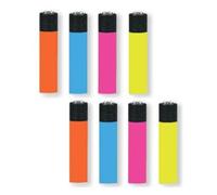 Pack de 8 Clipper Mecheros Encendedores Nebula Mix 2 Especial 4 Colores CP11RH