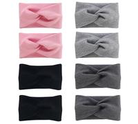 Pack De 8 Diademas, Diademas Elásticas, Diademas Deportivas, Diademas De Mujer, Diademas Suaves, Diademas Modernas Y Sencillas