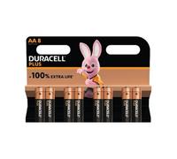 Pack de 8 pilas aa duracell plus power boost dpblr6b8/ 1.5v/ alcalinas
