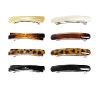 Pack De 8 Pinzas Para El Pelo Francesas Para Mujer, Pinzas Para El Pelo Retro Para Niñas, Pinzas Para El Pelo Para Niñas Con Pelo Medio (6,6 X 1 X 1,4 Cm)