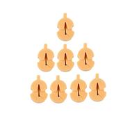 Pack de 8 Silenciadores de ejercicio de Violin Mute para práctica de violin (naranja)