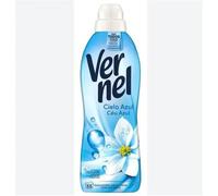 PACK de 8 - VERNEL Suavizante concentrado cielo azul 60 lavados 1,08 litros PACK de 8 (480 lavados)