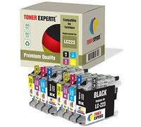 TONER EXPERTE Pack de 8 XL Compatibles LC223 Cartuchos de Tinta para Brother DCP-J4120DW MFC-J4420DW MFC-J4620DW MFC-J4625DW MFC-J480DW MFC-J5620DW MFC-J5625DW MFC-J5720DW MFC-J680DW MFC-J880DW