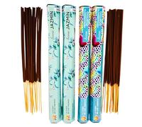 Pack de 80 Inciensos Naturales Jazmín y Energía Positiva - Aromaterapia, Limpieza Energética y Bienestar - Varillas Sin Tóxicos - Relajación, Meditación, Hogar Zen