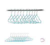 Pack de 80 perchas bebé antideslizantes Perchas infantiles metal Perchas azules