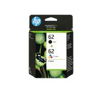 HP Pack de ahorro de 2 cartuchos de tinta original 62 negro/tricolor