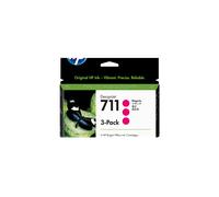 Pack de ahorro de 3 cartuchos de tinta DesignJet HP 711 magenta de 29 ml