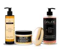 Pack de ahorro MÉTODO CURLY DALIRE. Inluye Champú, Mascarilla, Gel de Rizos y Cepillo. Perfecto para cabellos ONDULADOS y RIZADOS.