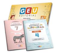 Pack de Apoyo Esencial para Refuerzo Escolar - 2 Primaria - Lecturas Comprensivas 7 + Matemáticas comprensivas Cálculo 4 | Editorial GEU