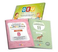 Pack de Apoyo Esencial para Refuerzo Escolar - 3º Primaria - Lecturas Comprensivas 11 + Matemáticas Comprensivas Cálculo 8 | Editorial GEU