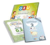 Pack de Apoyo Esencial para Refuerzo Escolar con Pictogramas - Educación Infantil - Lecturas Comprensivas 2 + Matemáticas comprensivas Números 0.2 | Editorial GEU