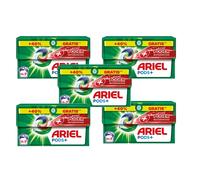 Pack de Ariel All-in-1 Cápsulas Detergente para Lavadora - 78 o 130 Lavados (19+7 x3 o x5), limpieza profunda y extra poder quitamanchas