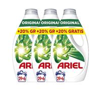 Pack De Ariel Detergente Lavadora Liquido 35 Lavados o 70 Lavados o 105 Lavados, Original, Jabon Limpieza Mejorada en Ciclos Mas Frios con la Exclusiva Tecnologia de limpieza en Frio