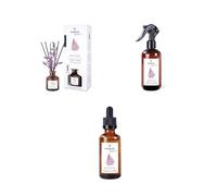 Pack de Aromatización Cerezo en flor - Spray 225ml,Esencia Humidificador 50ml y Mikado 40ml | Fragancia Premium para el Hogar Aromaterapia