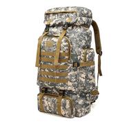 Pack de asalto - Material de nailon impermeable, bolsa de presión de caza, bolsa al aire libre | Gran capacidad de 80 l con estructura robusta, mochila de trekking pesada para senderismo a caza