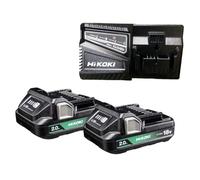 Pack de baterías HiKOKI 18V 2.0Ah BSL1820M + cargador UC18YSL