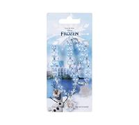 Pack de Bisutería de Frozen - Color Azul - Elaborado con Materiales Resistentes - Diseño con Perlas y Estrella con la Cara de Elsa en la Parte Inferior - Producto Original Diseñado en España