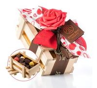 Pack de Bombones Enrique Rech - Regalos Originales con Dulces y Chocolates - Caja de Dulces para San Valentin, Cumpleaños, Dia del Padre o la Madre, Enamorados - Cesta Regalo para Mujer (250g)
