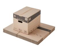 Pack de cajas de cartón para mudanza 36L - 40x30x30 cm - certificados FSC 70% - Pack and Move (20)