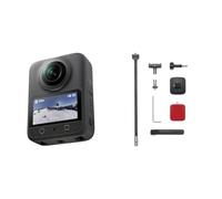 Pack de casco de tercera persona DJI Osmo 360, cámara 360 con imagen 360° de 1 pulgada, video 360° en 8K nativo, kit de montaje en casco POV en tercera persona, cámara de acción para deportes extremos
