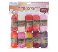 Pack de Colores Scheepjes Catona y Chroma 10x25g