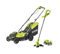 Pack de cortacésped de 33cm 18V ONE+™ y cortabordes de 25cm 18V ONE+™ (1 x 4.0Ah)
