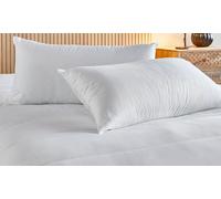 Pikolin Home - Pack 2 Almohadas de Fibra Hueca siliconada | 40x60 cm | Firmeza Media-Baja | Tratamiento Antiácaros | Extrasuave | Dormir de Lado | Funda 100% algodón