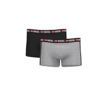 Pack de Dos Calzoncillos Diesel Boxers Negro y Gris - L
