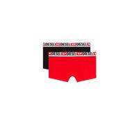 Pack de Dos Calzoncillos Diesel Boxers Negro y Rojo - XL