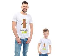 Pack de Dos Camisetas 'De Tal Palo.' Personalizadas con Sus Nombres