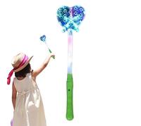 Pack de fiesta de palos Glow - Pulseras brillantes, collares de brillo divertidos | Juguete ligero LED, Fairy Star Glow Stick Party Wand Concert, Halloween Glow Wand con Rub