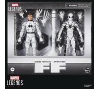 Pack de figuras de acción Hasbro Marvel Legends Future Foundation Mister Fantastic y Spider-Man con accesorios