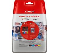 Pack De Fotos Canon CLI-551XL, Valor, C/M/Y/BK, PP-201, 10x15 cm, 50 Hojas