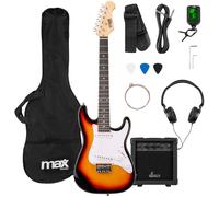 Pack de guitarra eléctrica GIGKIT Junior 3/4 + amplificador de 6 y 40 W (Sunburst) - MAX