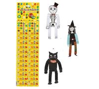 Pack de Halloween con Lacasitos Bolsitas 18G y Set De 3 Piezas De Decoración Para Halloween - Deliciosamente monstruoso